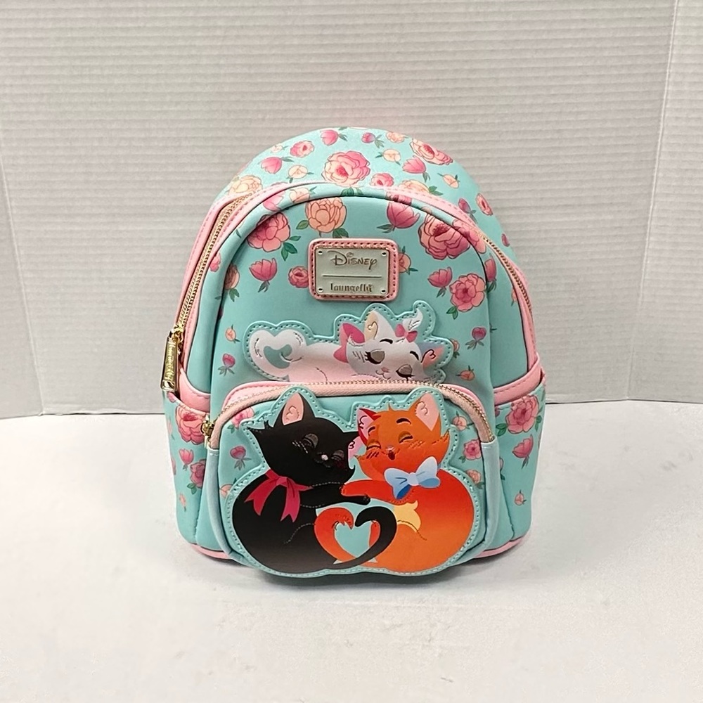 Loungefly Disney The‎ Aristocratics Sleeping Kitties Mini Backpack